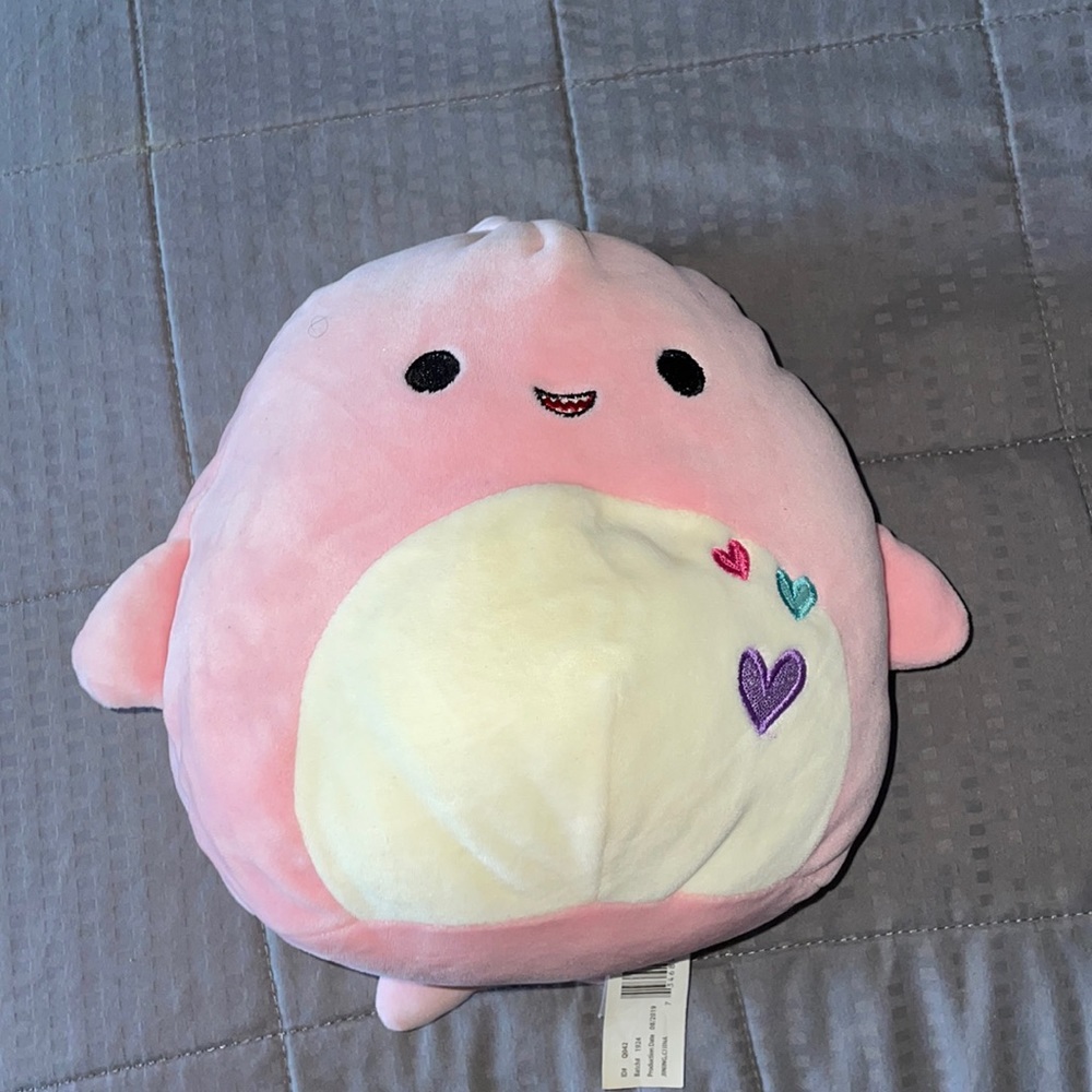 pink baby shark squishmallow
